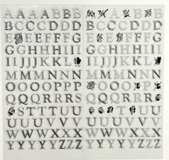 STICKERS – Glitter Scrapbooking Letter Stickers (Red, Black, Gold, Silver)