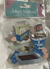 Jolee’s Boutique BROWNIES, COOKING, BAKING RECIPE Scrapbook Sticker Pack