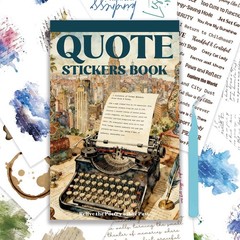 Quote Sticker Book for Journaling, 48 Sheets Word Motivational Inspirational …