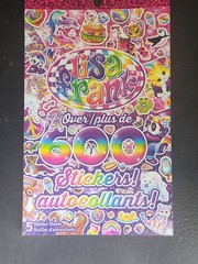 Lisa Frank Sticker Book 5 Sticker Sheets 600 Stickers Bendon New Booklet