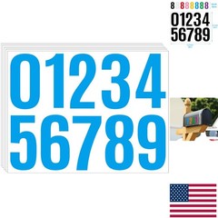 Easy-To-Apply 50PCS Self-Adhesive Number Stickers – Ideal for Outdoor & Indoor