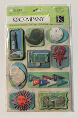 K & Company Dimensional Stickers-Variations-Brenda Walton, Confetti, Happy Tails