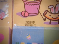 Hallmark Stickeroni Easter Stickers 40 Sheets! Goodie Bags Baskets 160 Total