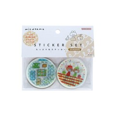 Sun-Star Mizutama Sticker Masking Material Round Beige S8817758