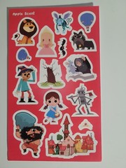 scratch and sniff stickers sheet NEW HORIECHALY Apple scent