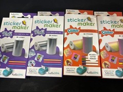 Hello Blink 80 Count Art and Design Foil & Glitter Sticker Maker Refill 4pk 7A