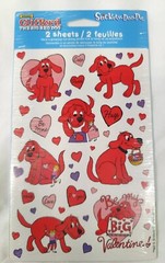 Vintage Clifford Valentines Day Stickety Do Da Stickers NIP NEW