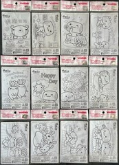 Journaling Die-cut Shapes/Deco Paper, Coloring Sheet. Vintage (Manjukun)