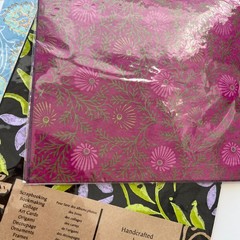 🎨3 Pkg COLLAGE PAPER PALETTE LOT 8.5×11 34 Textured Painted Handmade Decorative