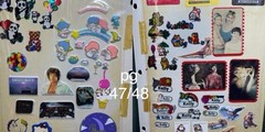 1 Full Binder Page front/back Vintage 80s 90s Stickers Puff Scratch n Sniff Good