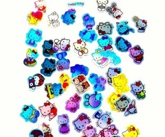 Hello Kitty Glitter Stickers – Cute Kawaii Japan Animation Shiny Anime