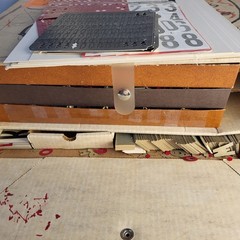 3 Trays of Red Die-Cut Letters and Numbers & Case For Sign Making