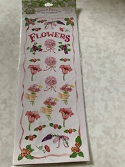 SUSAN BRANCH COLORBOK GLITTER BORDERS STICKERS FLOWERS BOUQUET FLORAL FLOWERS