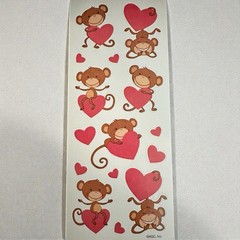 American Greetings Valentines Sticker Lot Hearts Cupid Love Crafts Scrapbooking