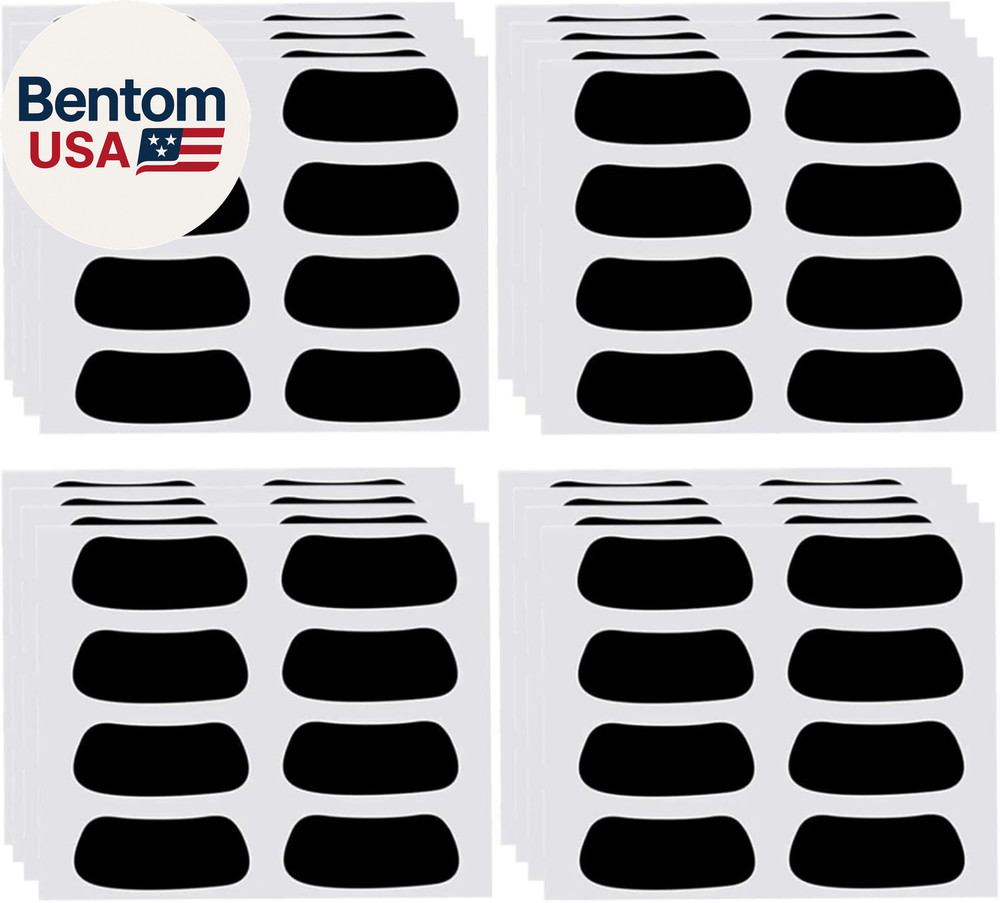 60 Pairs Eye Black Stickers for Kids Customizable Sports Face Eyeblack Sticker f