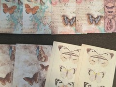 Retro Material Pack 100 Pc Scrapbooking JJ Supplies Butterfly Dance Chapter