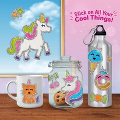 Imagimake DIY Unicorn Jelly Stickers | Art & Craft Kit for Kids Age 3+ | 25+