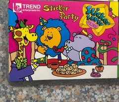 Vintage TREND Sticker Folder Book Lot: 1990s 4 Sticker Saver Folders