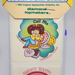 VINTAGE 1983 CABBAGE PATCH KIDS SCRATCH N SNIFF STICKERS IN PACKAGE NOS SEALED