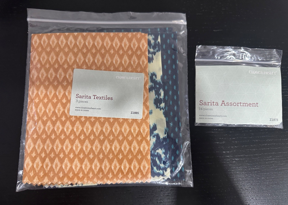 CTMH «Sarita» – (1) Assortment Z1873 & (1) Textiles Z1885 *New*