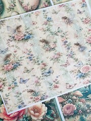 Scrapbooking Junk Journal Fairy Paper Kit 10 Pages for Paper Craft Projects #FD1