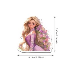 20 PRINCESS RANDOM ASSORTED 2″ STICKERS LABELS PARTY FAVOR BELLE LITTLE MERMAID