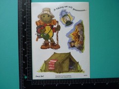 SUZY’S ZOO Stickers (2) Loose Complete Sheets Corky Turtle Hiking/Camping