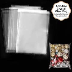 100 Pack Acid-Free Crystal Clear Sleeves Storage Bags for 11×14 Art Prints/Fr…