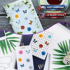 600Pcs Flower Stickers, Cute Vintage Floral Sticker for Kids, Clear Wildflower S