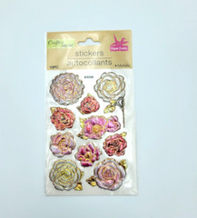 Lot Scrap Booking Material/Stickers Stationary Floral/Victorian/Classic