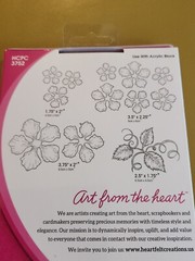 Heartfelt Creations Cling Stamps Classic Rose Flower Floral New Sealed HCPC-3752