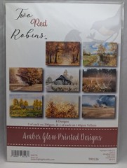 Two Red Robins Paper Pack – 24 sheets – Printed Designs – Nature Outdoor Scenes