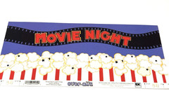 EK Success Scrapbook Title Over-all Movie Night Theater Family Fun EKOV/149 NEW