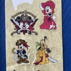 Lot Of Stickers From Early 2000s Disney Pirates Of The Caribbean Mickey Minnie