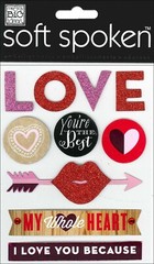 me & my BIG ideas Soft Spoken Embellishments YOU’RE THE BEST (SS-1471) – 10 pcs
