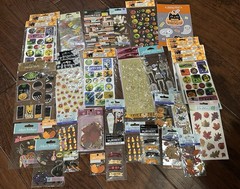 Large Lot Of Jolee’s Boutique Dimensional Halloween Pumpkins Fall Stickers