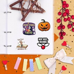 Thriller Mystery Stickers Set – 100 Waterproof Bookish Decals for Stylish Users