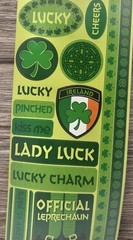 Reminisce St. Patrick’s Day Irish Lucky Me Scrapbooking Stickers NEW