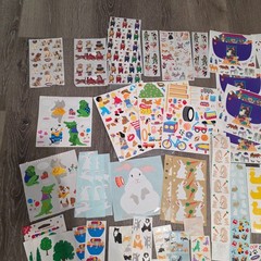 Massive VTG Retired 80s 90s Mrs Grossman Sandy Sticker Lot 260 sheets See Pics