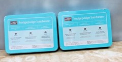 Lot of 2 Stampin’ Up! Hodgepodge Hardware Tin Box, Empty FREE SHIPPING!