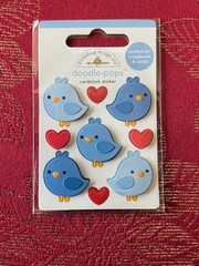 YOU CHOOSE – BIRDS & CHICKS DOODLEBUG Doodle-Pops 3D Sticker FREE SHIPPING