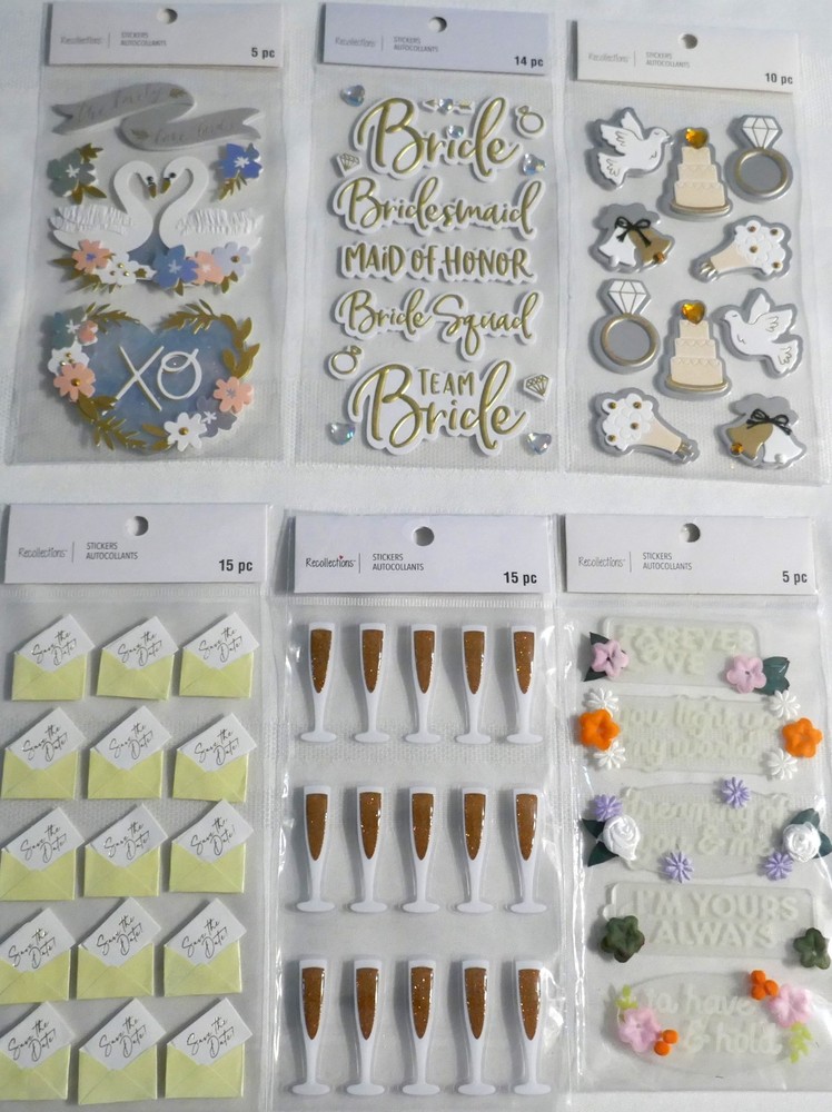 THE LOVELY LOVE BIRDS ! 6 PACKS BY RECOLLECTIONS. PLANNING TIME!