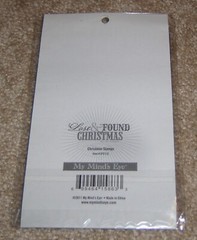 My Mind’s Eye Lost & Found Christmas Acrylic Stamp Set….NIP