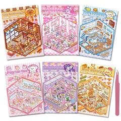 DIY 3D Sticker Scene for Girls Make Your Own Mini Room Arts & Crafts Supplies