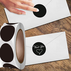 1000PCS Kraft Circle Stickers Dot Stickers, 1 Inch Round Blank Garage Sale Price
