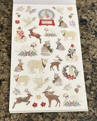 Hobby Lobby CHRISTMAS 2021 Sticker Book 8 Pages Holiday 500+ Pieces