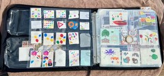 Crop In Style Binder With Lots Of Stickers ~ 17 Sheets full ~ All brands