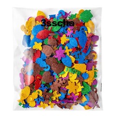 500pcs Christian Glitter Stickers – Foam -Adhesive Bible Cross Multi-Colour A…
