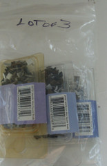 NEW 2005 SEALED Lot of 3 Joann’s Mini Square Brads Brown/Silver/Metallic 100/pkg