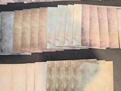 100p 3 1/4 X 3 1/4 Colorful Scrabpook Paper Pack Dissappearing Images